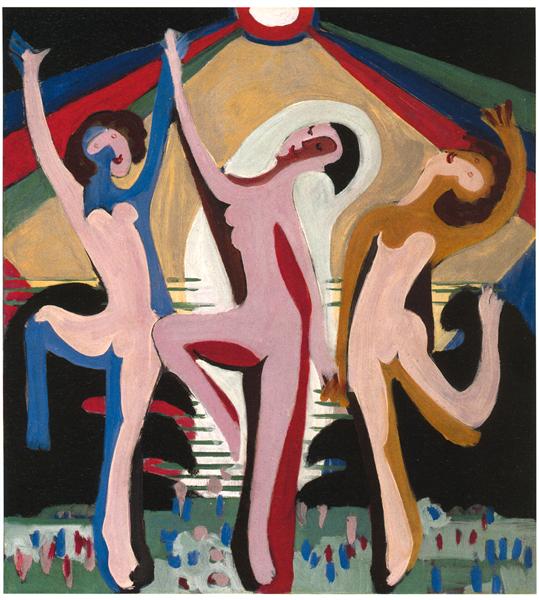 Colourful Dance, 1930 - 1932 - Ernst Ludwig Kirchner