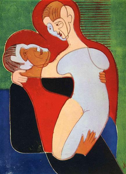 Lovers (The Hembusses), c.1932 - Эрнст Людвиг Кирхнер