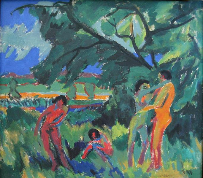 Playing Naked People, 1910 - Ernst Ludwig Kirchner