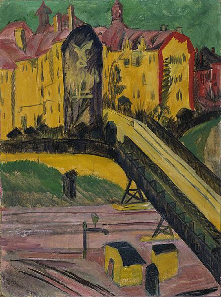 View from the Window, 1914 - Ernst Ludwig Kirchner