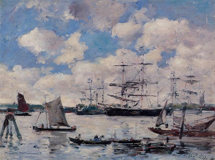 Near Rotterdam, 1876 - Eugène Boudin