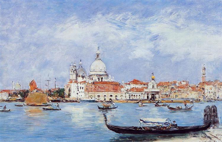 Venice, View from the Grand Canal, 1895 - Ежен Буден