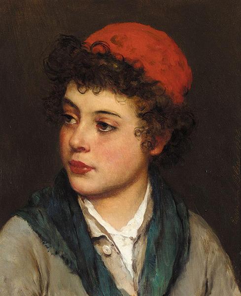 Portrait of a Boy, 1884 - 尤金·布拉斯