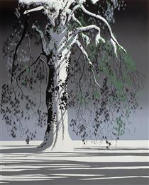 Fir Tree In Snow - Eyvind Earle