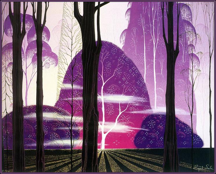 Purple Dawn - Eyvind Earle