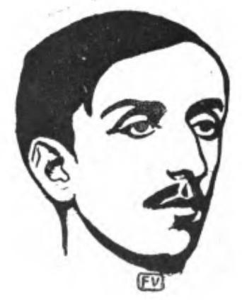 Portrait of French writer Maurice Barrès, 1898 - Фелікс Валлотон