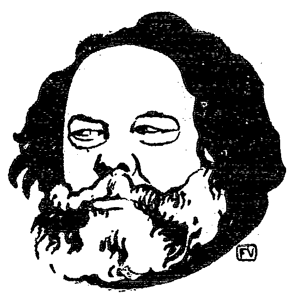 Russian anarchist and philosopher Mikhail Bakunin, 1895 Felix