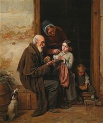 The charity - Ferdinand Georg Waldmüller