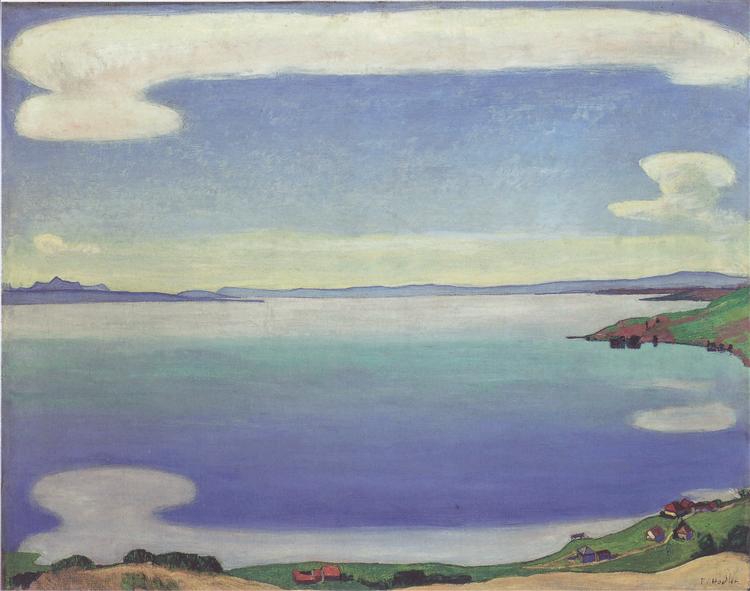 Lake Geneva from Chexbres, c.1905 - Фердинанд Ходлер