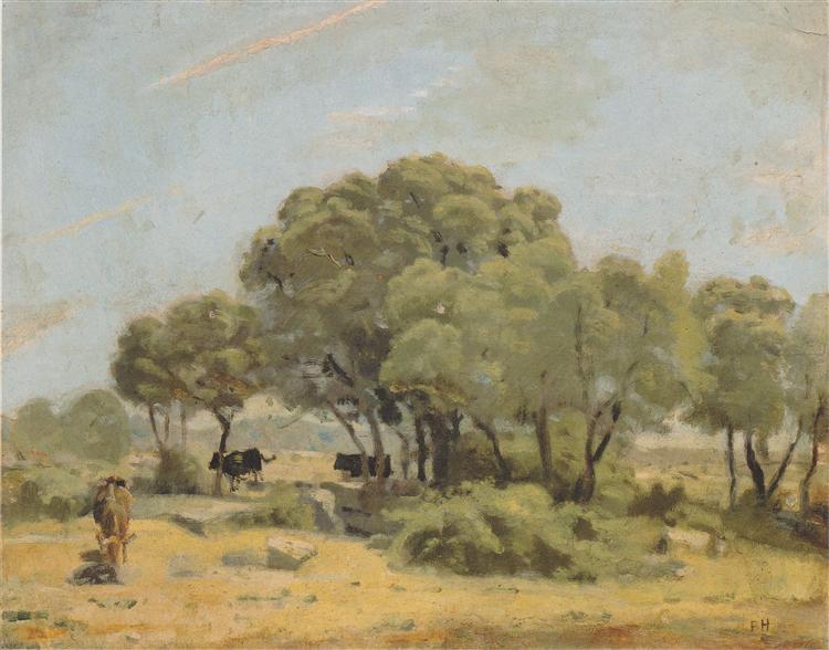 Olive trees in Spain, 1878 - Фердинанд Ходлер