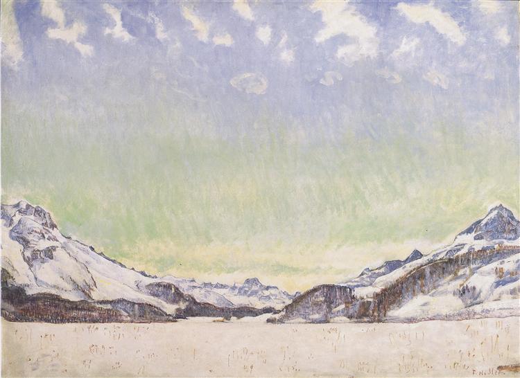 Snow in the Engadine, 1907 - Фердинанд Ходлер