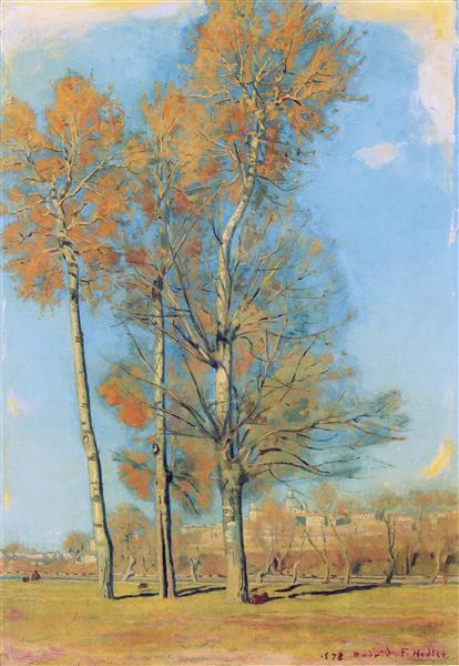 Tree on the Lake of Brienz near Bödeli, 1906 - Фердинанд Ходлер