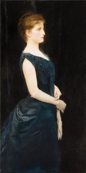 Portrait of Mrs Botte, 1896 - Fernand Khnopff
