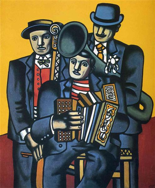 Three musicians - Фернан Леже