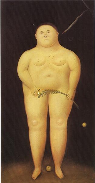 Adam and Eve (Adam), 1968 - Fernando Botero