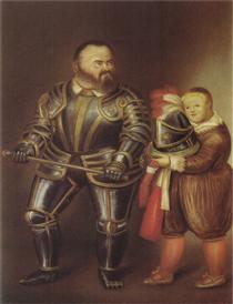 Alof of Vignancourt (after Caravaggio) - Fernando Botero