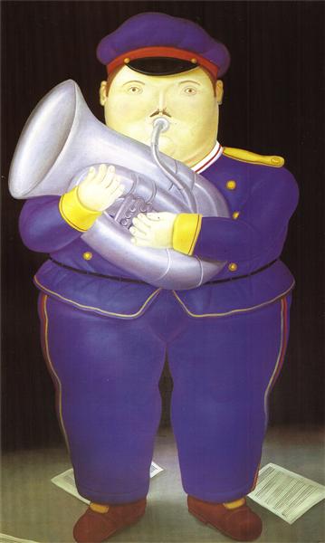 Musician, 1983 - Fernando Botero