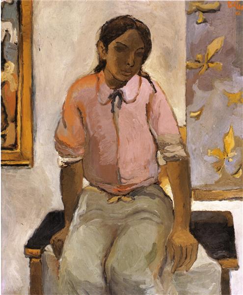 Portrait of a Young Indian, 1952 - Fernando Botero
