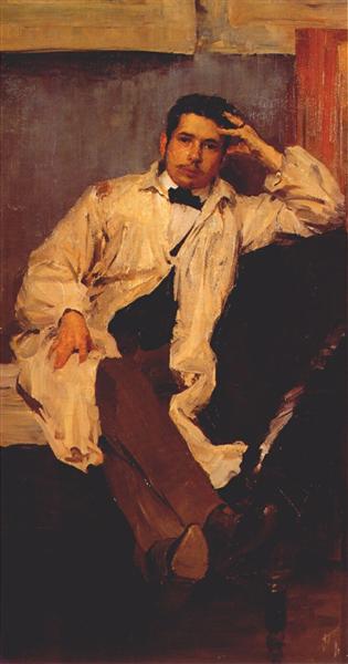 Portrait of K. A. Somov, 1895 - Filipp Malyavin