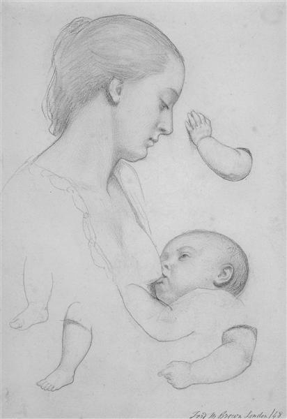 The Young Mother, 1848 - Форд Медокс Браун
