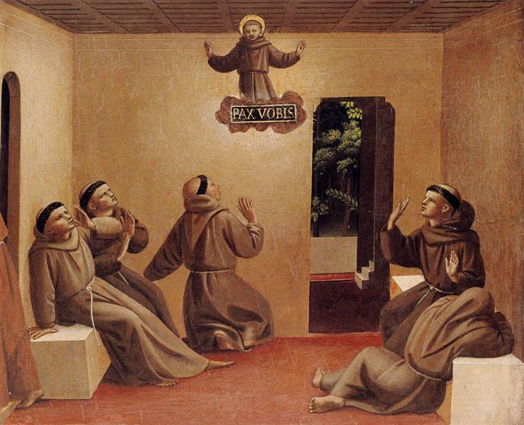 Apparition of St. Francis at Arles, 1429 - Fra Angelico