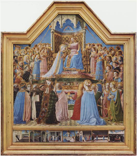 Coronation of the Virgin, 1434 - 1435 - 安傑利科