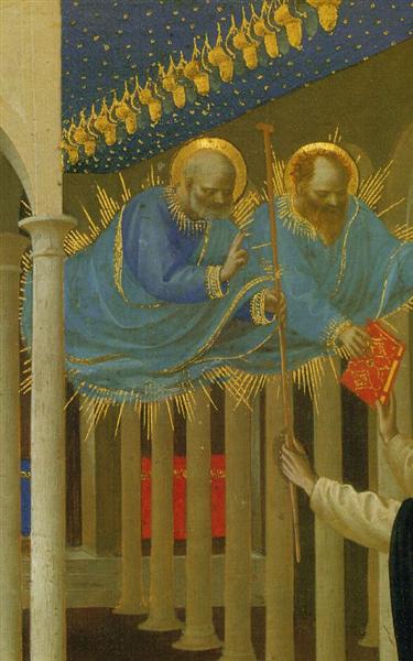 Coronation of the Virgin (detail), 1434 - 1435 - Fra Angelico
