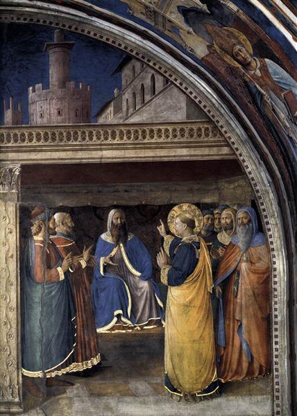 Dispute before Sanhedrin, 1447 - 1449 - Fra Angelico