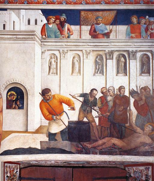 Martyrdom of St. Lawrence, 1447 - 1449 - 安傑利科