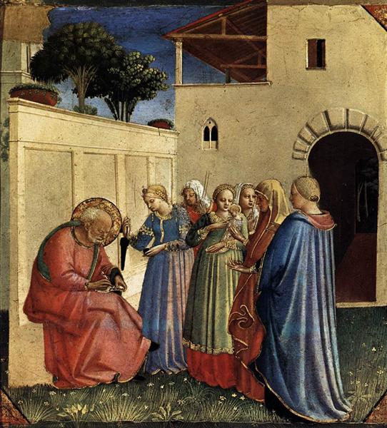 Наречение имени Иоанну Крестителю, 1434 - 1435 - Фра Анджелико