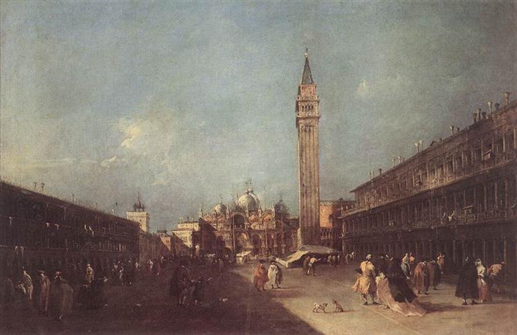 Piazza San Marco, 1760 - Франческо Гварди