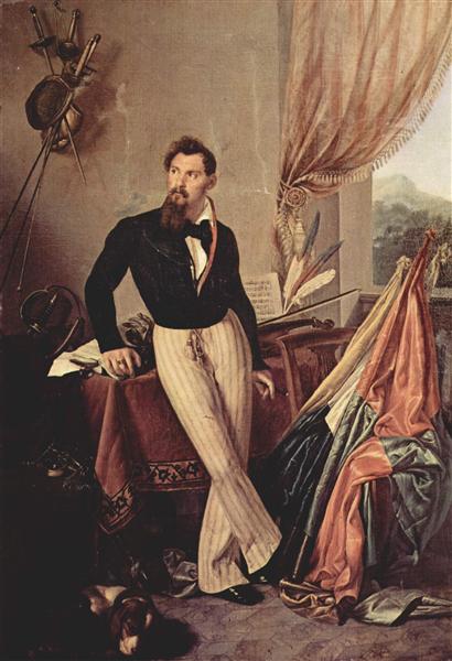 Portrait of Conte Baglioni, c.1860 - Francesco Hayez