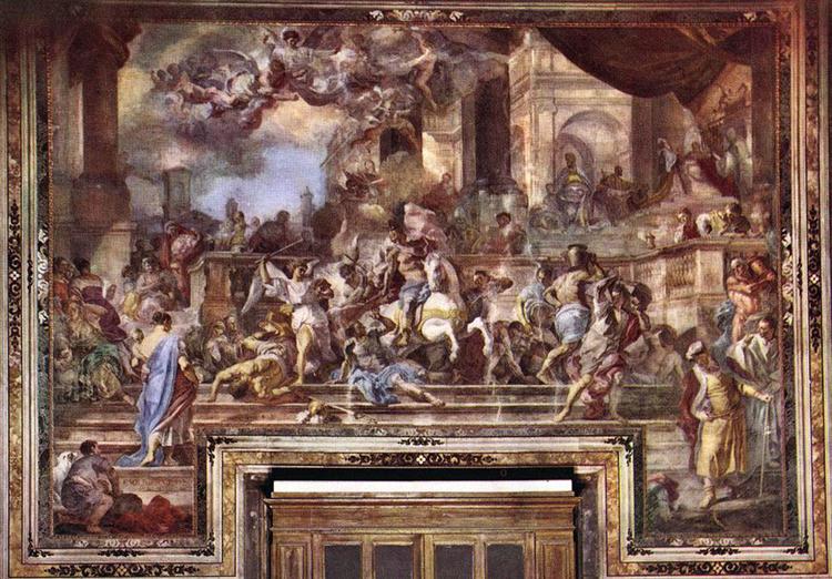 Expulsion of Heliodorus from the Temple - Франческо Солімена