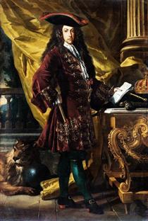 Portrait of Charles VI, Holy Roman Emperor (1685-1740) - Франческо Солимена