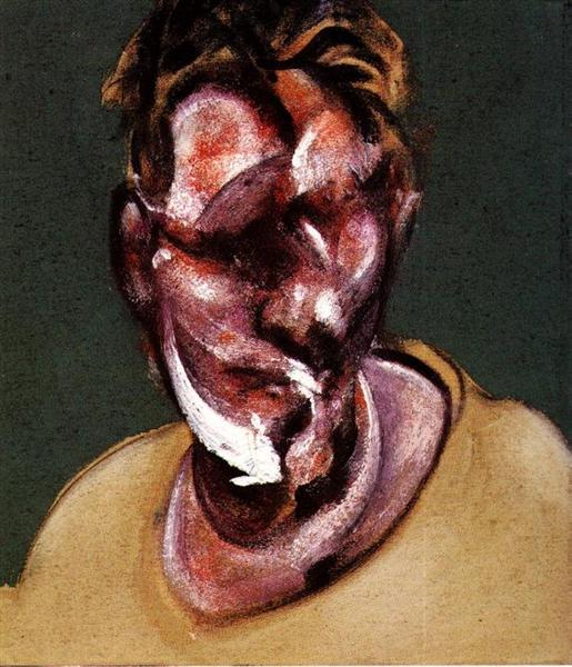 Portrait of Lucian Freud, 1965 - Френсис Бэкон
