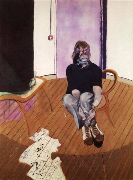 Автопортрет сидя, 1973 - Френсис Бэкон