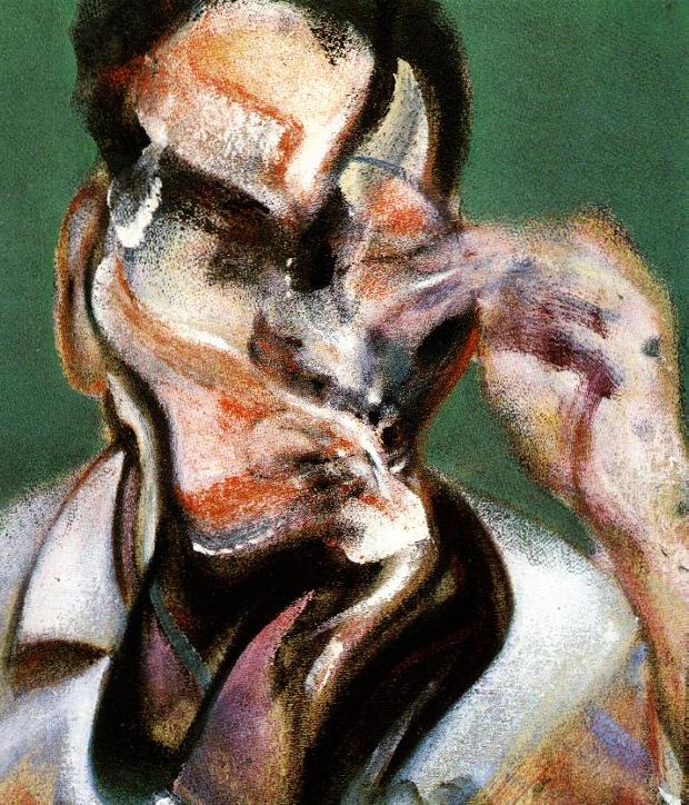 Bacon Francis Lithographie Study for Portrait of Lucian Freud 