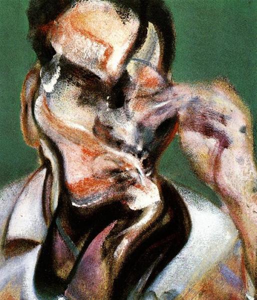 Study for Portrait of Lucian Freud, 1966 - 法蘭西斯‧培根