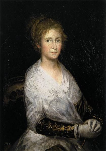 Portrait thought to be Josepha Bayeu (or Leocadia Weiss), c.1798 - c.1814 - Francisco Goya