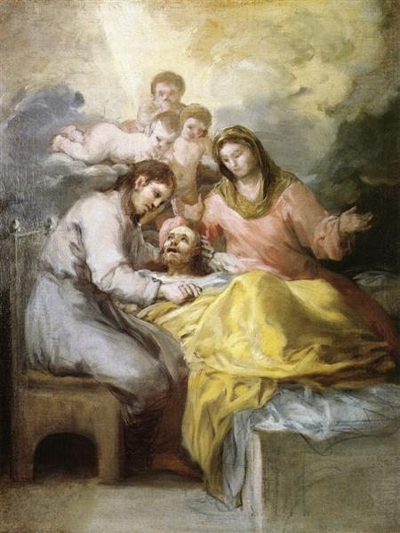 Sketch for The Death of Saint Joseph, c.1787 - Francisco Goya