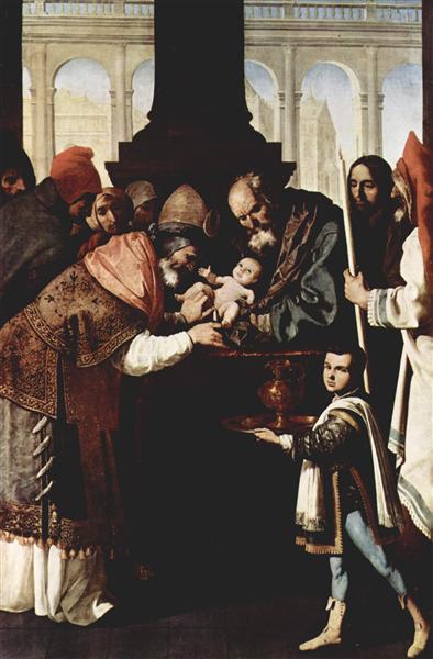 Монастырь Нуэстра Сеньора де-ла-Дефенсьон в Херес-де-ла-Фронтера, Сцена: Обрезание, 1639 - Франсиско де Сурбаран