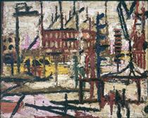 Mornington Crescent - Frank Auerbach