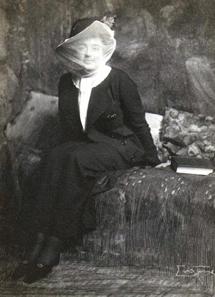 Thilda H. - The Veiled Lady, 1900 - Френк Юджін
