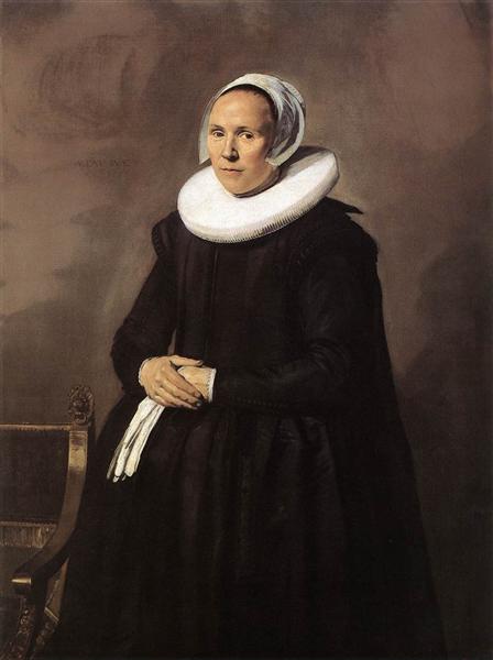 Portrait de Feyna van Steenkiste, c.1635 - Frans Hals