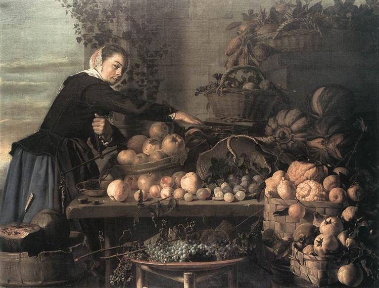 Fruit and Vegetable Seller, 1630 - 哈爾斯