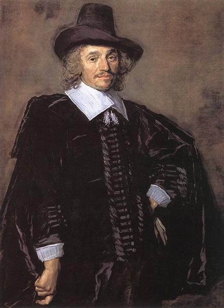 Portrait Of A Man, 1650 - 哈爾斯