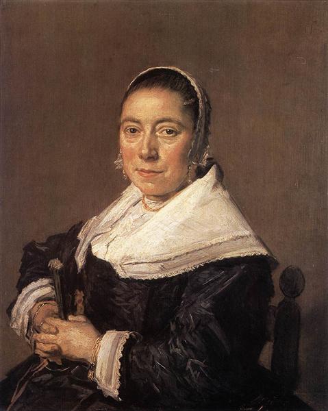 Portrait of a Seated Woman, 1648 - 1650 - Франс Халс