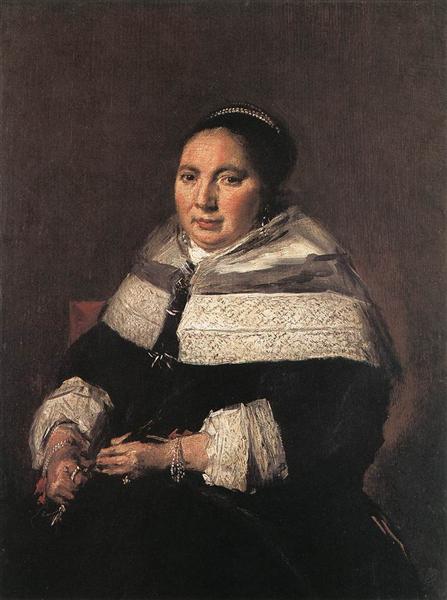 Portrait of a Seated Woman, 1660 - 1666 - Франс Халс