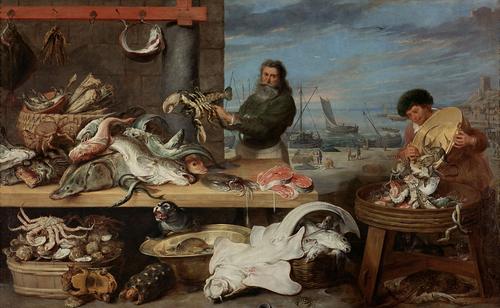 Fish market, c.1620 - c.1630 - Frans Snyders