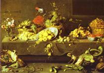 Flowers, Fruits and Vegetables - Frans Snyders
